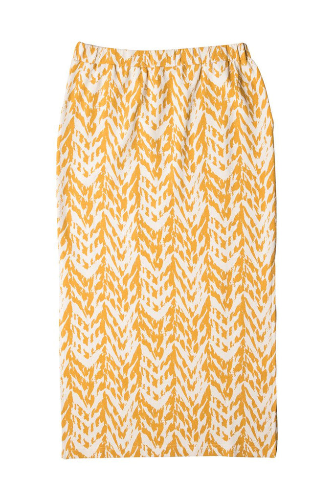 Kavu Somerset Sun Chevron Midi Skirt-The Trendy Walrus