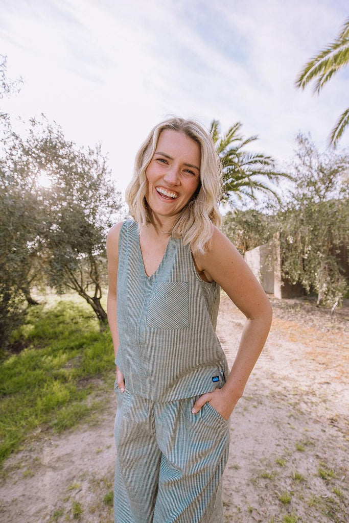 Kavu Vacay Tank In Dark Forest-The Trendy Walrus