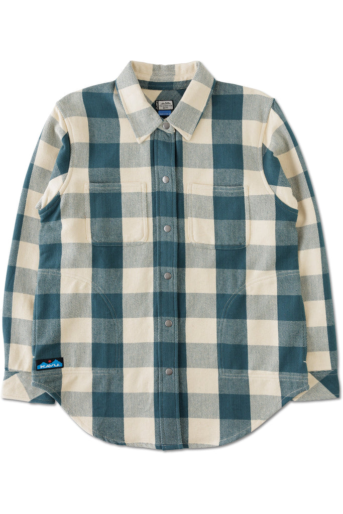 Kavu Wren Plaid Shacket In Coastal Trail-The Trendy Walrus