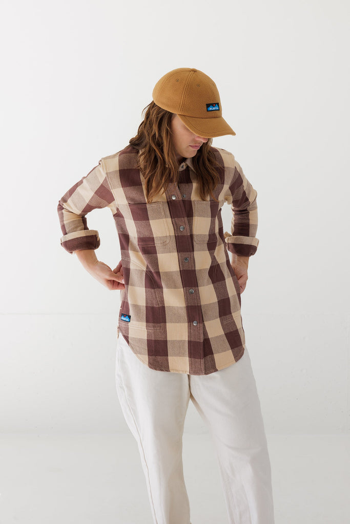 Kavu Wren Plaid Shacket In Plateau Trail-The Trendy Walrus