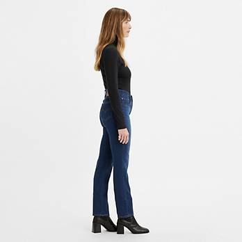 Levi's 724 High Rise Straight Leg In Chelsea Carbon-The Trendy Walrus