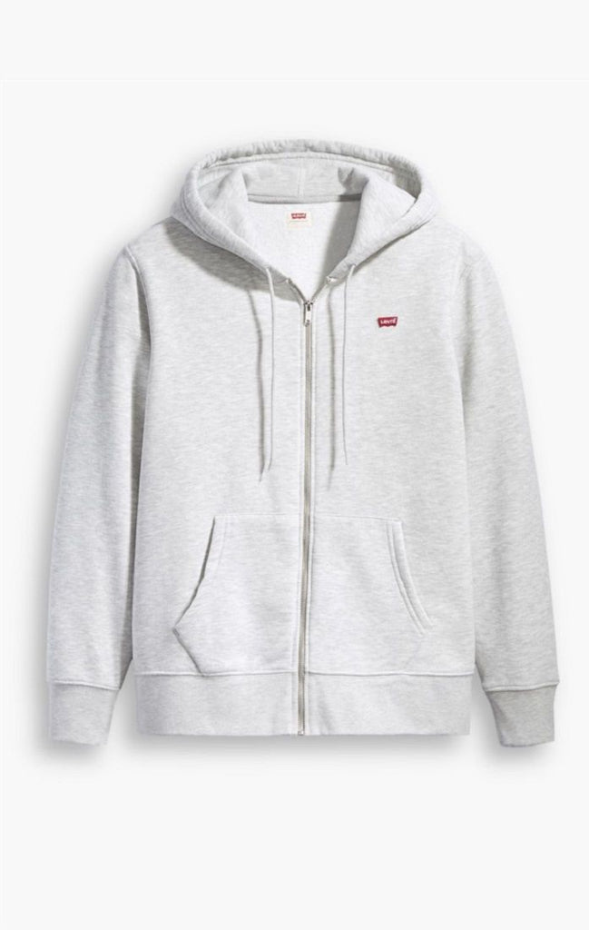 Levi's Core NG Zip Up In Mid Tone Grey Heather-The Trendy Walrus