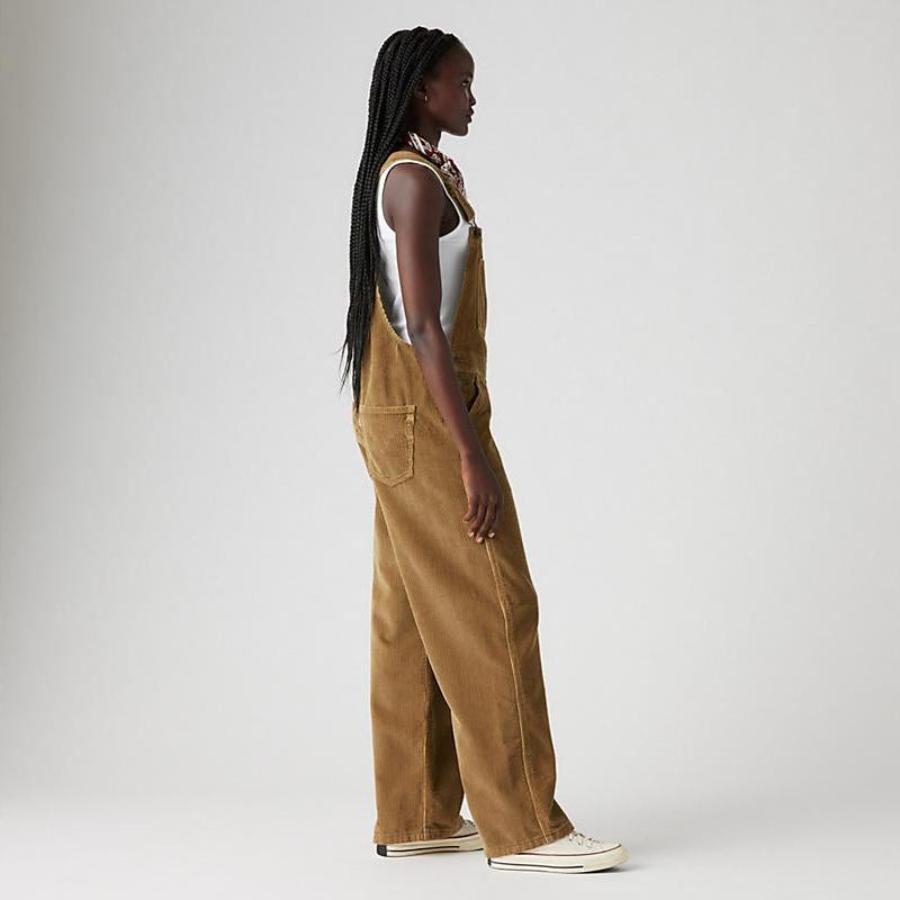 Levi's FL Baggy Overall In Ermine Corduroy-The Trendy Walrus