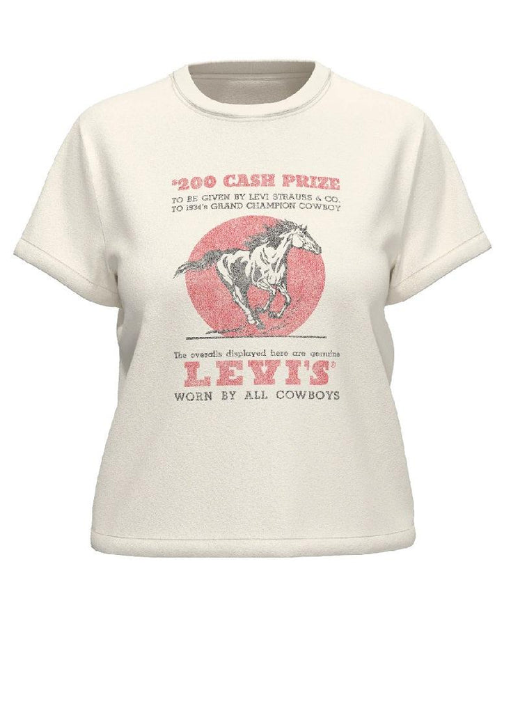 Levi's Graphic Classic Tee Cash Prize Camp Out Cloud Dancer-The Trendy Walrus