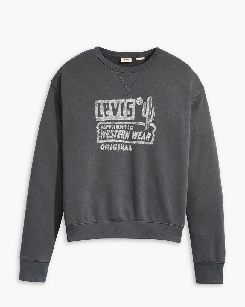 Levi's Graphic Heritage Crew Authentic Western In Black Oyster-The Trendy Walrus