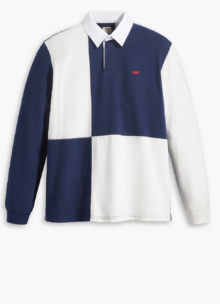 Levis LS Classic Colorblock Rugby Offset Shirt-The Trendy Walrus