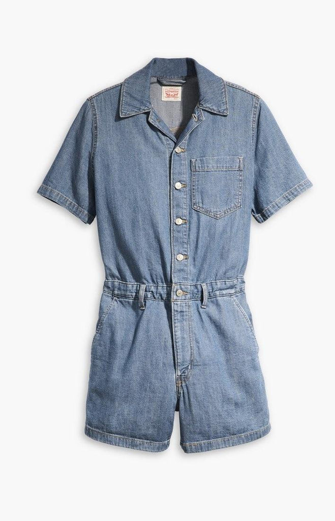 Levi's SS Heritage Romper In Playday Jumpsuit-The Trendy Walrus