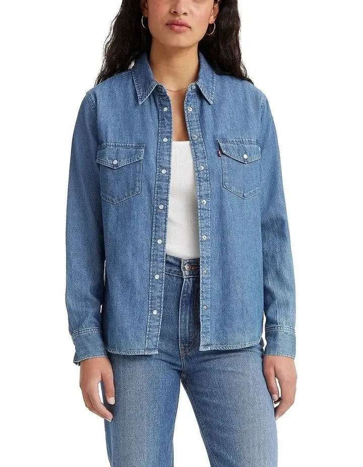 Levi's The Ultimate Western Shirt In Going Steady-The Trendy Walrus