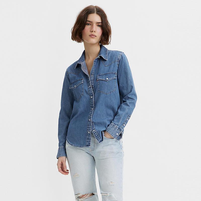 Levi's The Ultimate Western Shirt In Mighty Fine-The Trendy Walrus