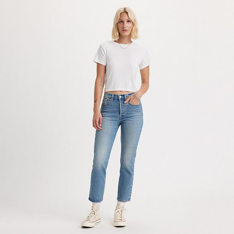 Levi's Wedgie Straight Leg In Calling All Blues-The Trendy Walrus