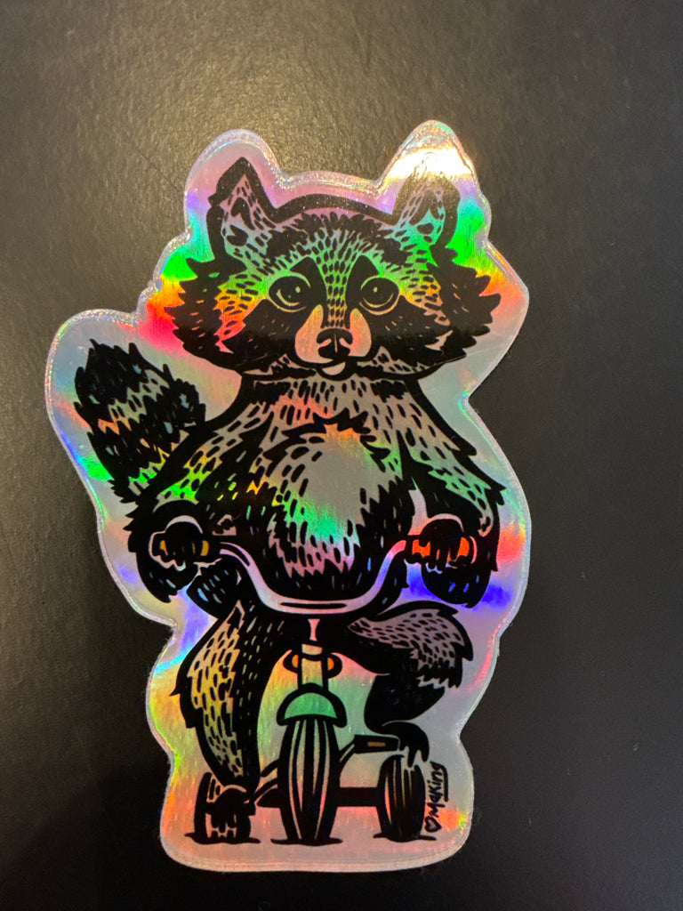LoveMaking Designs Rocky Racoon Sticker-The Trendy Walrus