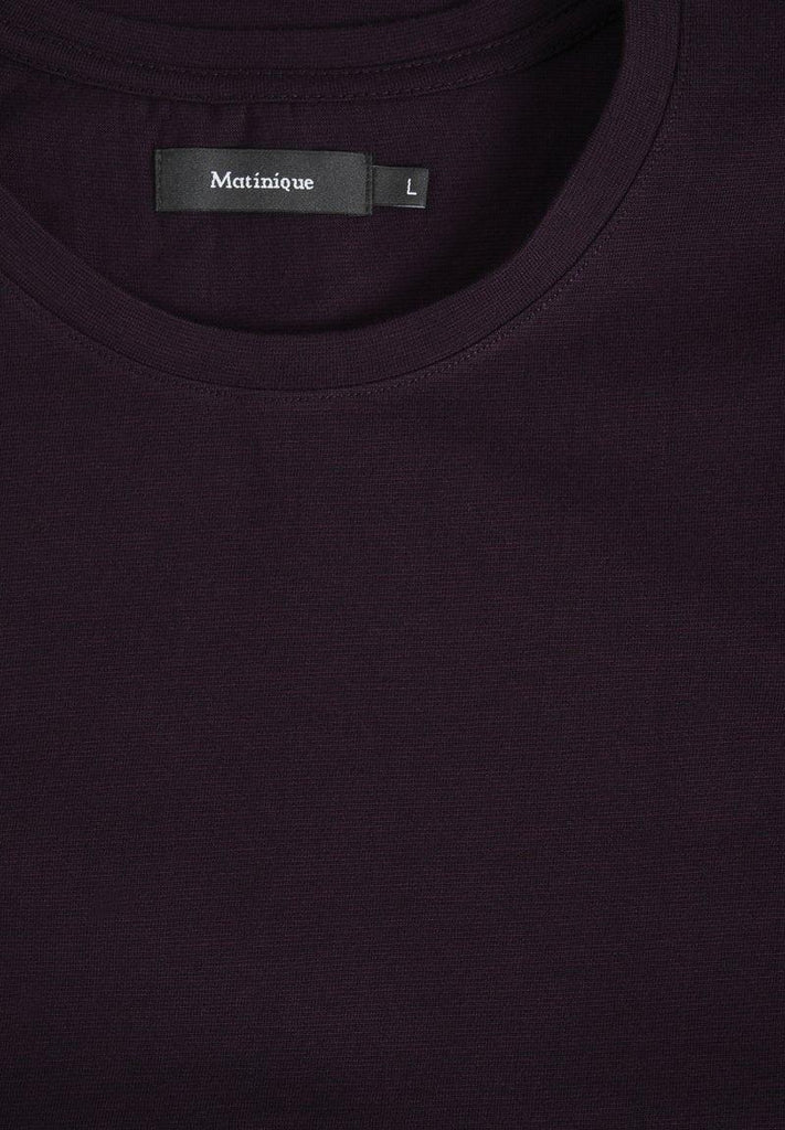 Matinique Jermane Mini Stripe T-shirt In Potent Purple-The Trendy Walrus