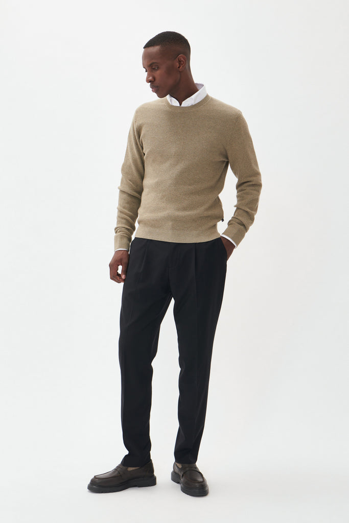 Matinique MAlagoon Sweater In Winter Twig Melange-The Trendy Walrus