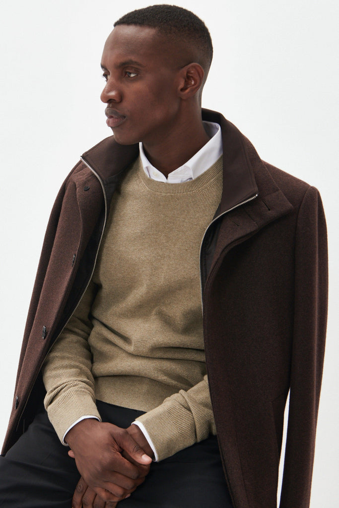 Matinique MAlagoon Sweater In Winter Twig Melange-The Trendy Walrus