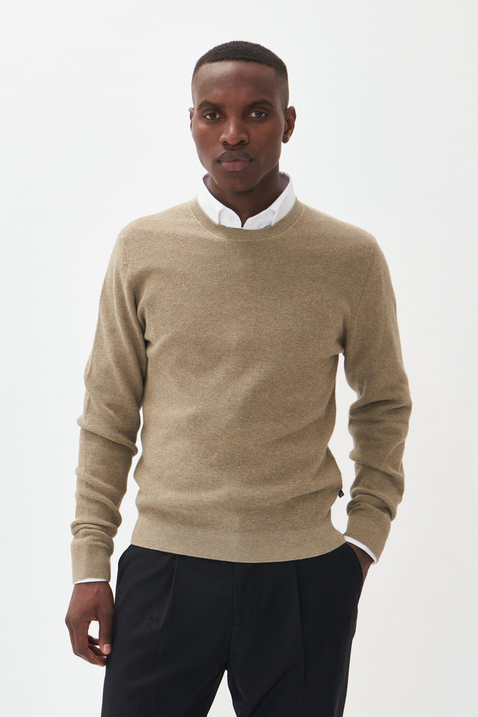 Matinique MAlagoon Sweater In Winter Twig Melange-The Trendy Walrus
