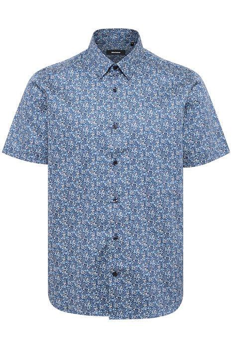 Matinique Matrostol BU Short Sleeve Button Up In Dark Navy-The Trendy Walrus