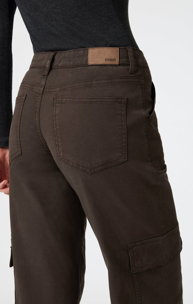 Mavi Alva Oak Luxe Twill Cargo Pant-The Trendy Walrus