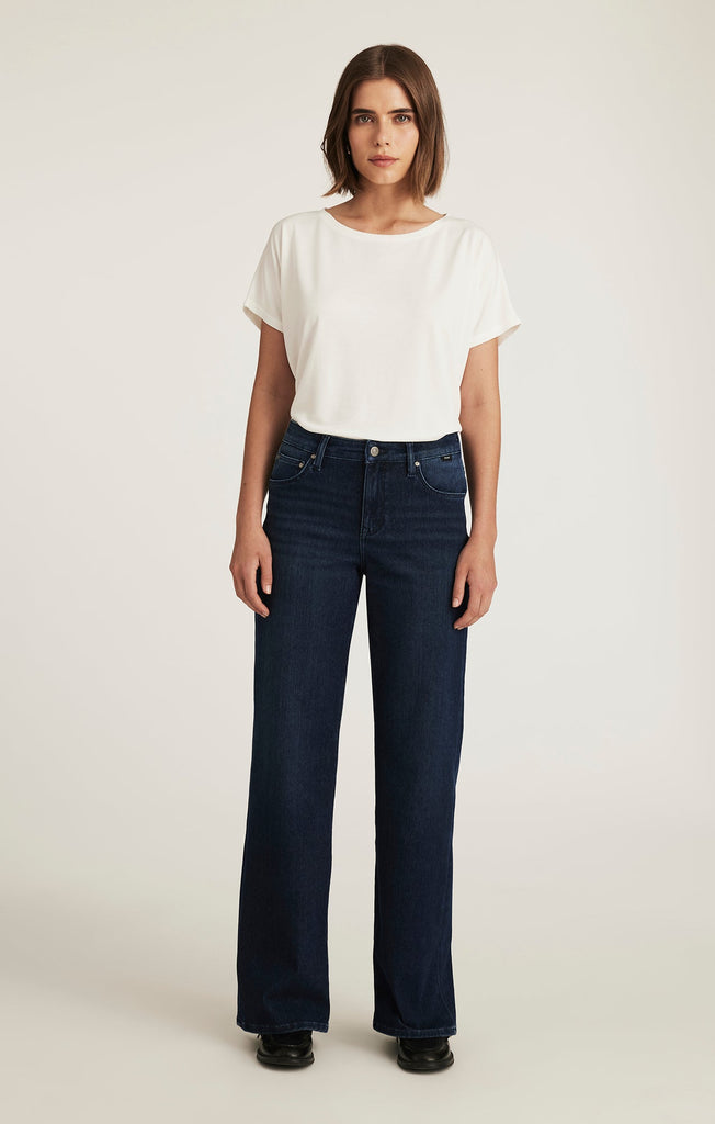 Mavi Sabrina Denim Jeans In Dark Blue Move-The Trendy Walrus