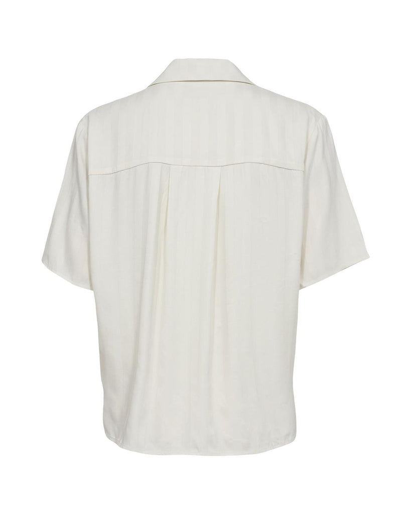 Minimum Ailas Short Sleeved Shirt In Coco Milk-The Trendy Walrus