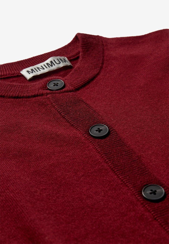 Minimum Assiana Cardigan In Merlot-The Trendy Walrus