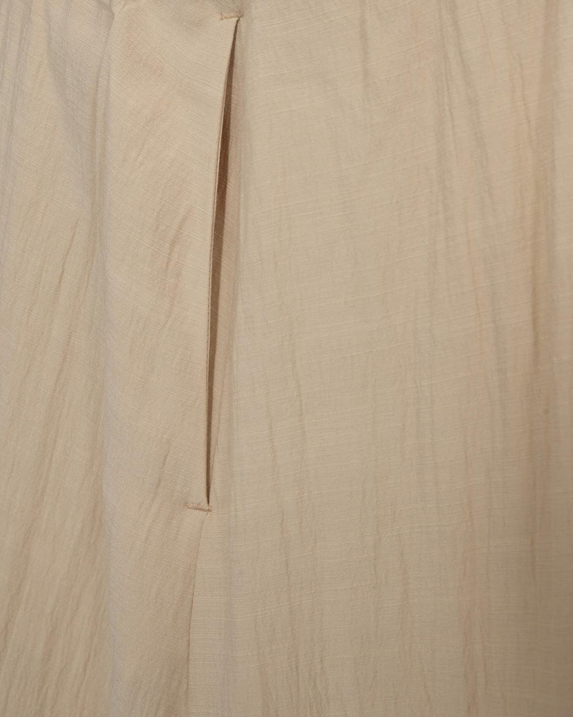 Minimum Kristens Midi Skirt In Brown Rice-The Trendy Walrus