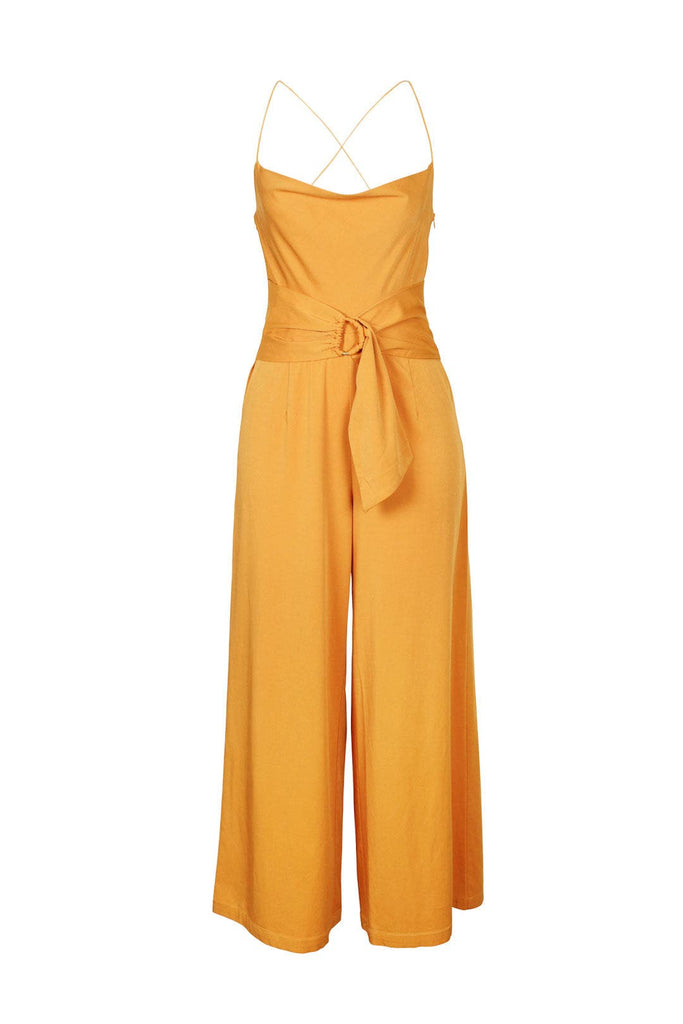 Minkpink Cowl Neck Jumpsuit with D-ring-The Trendy Walrus