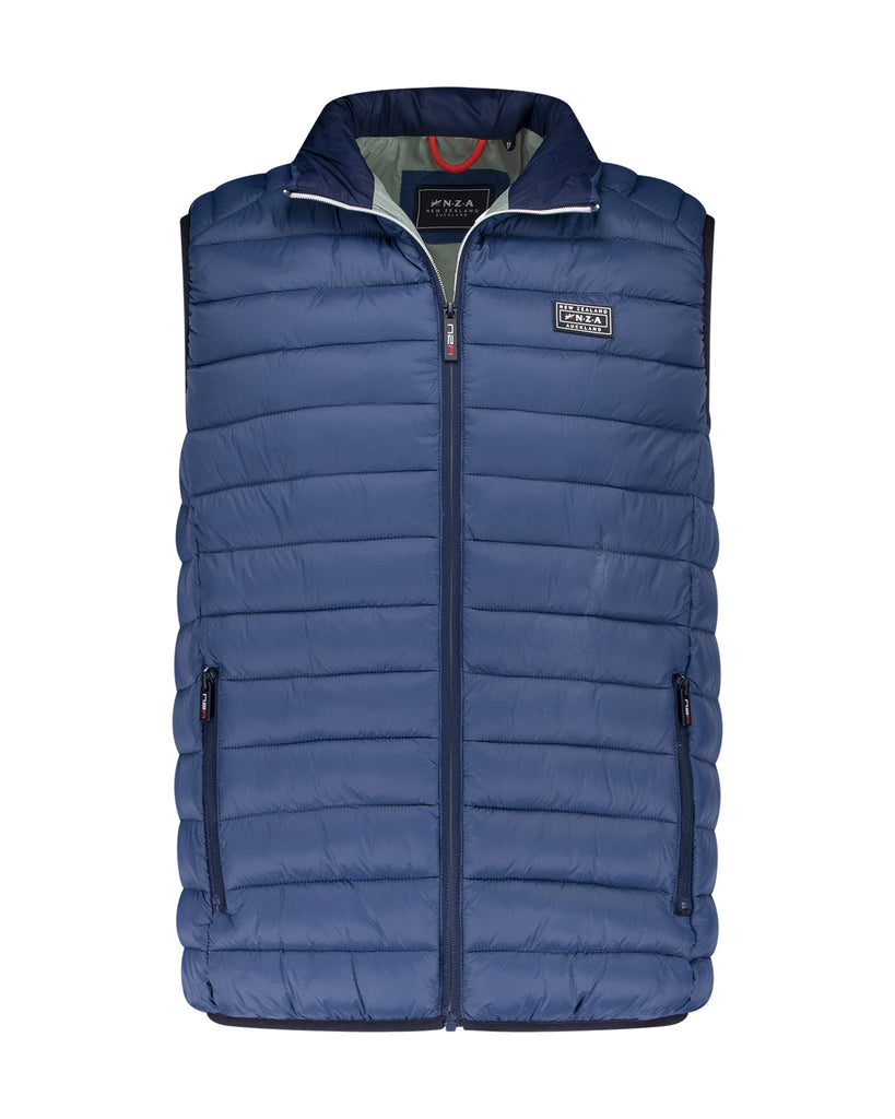 NZA Bennet Padded Vest In Brilliant Blue-The Trendy Walrus