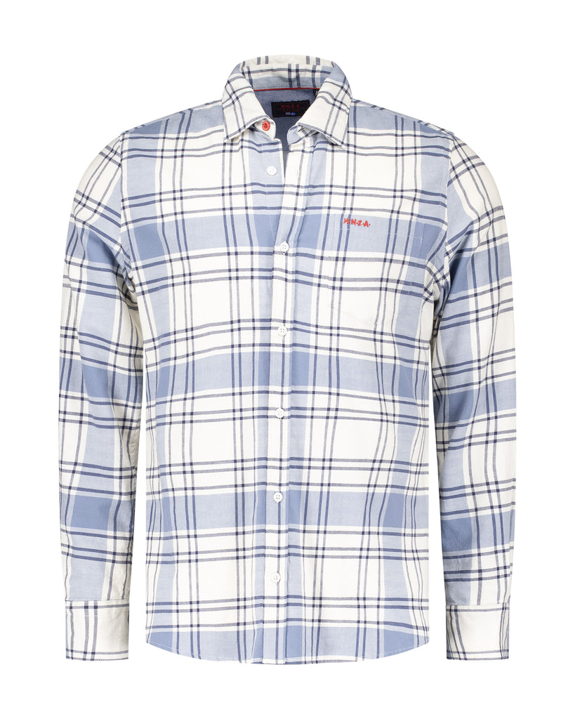 NZA Corey Stretch Shirt In Ecru-The Trendy Walrus