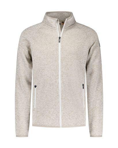 NZA Daniel Sweat Cardigan In Sea Foam Melange-The Trendy Walrus