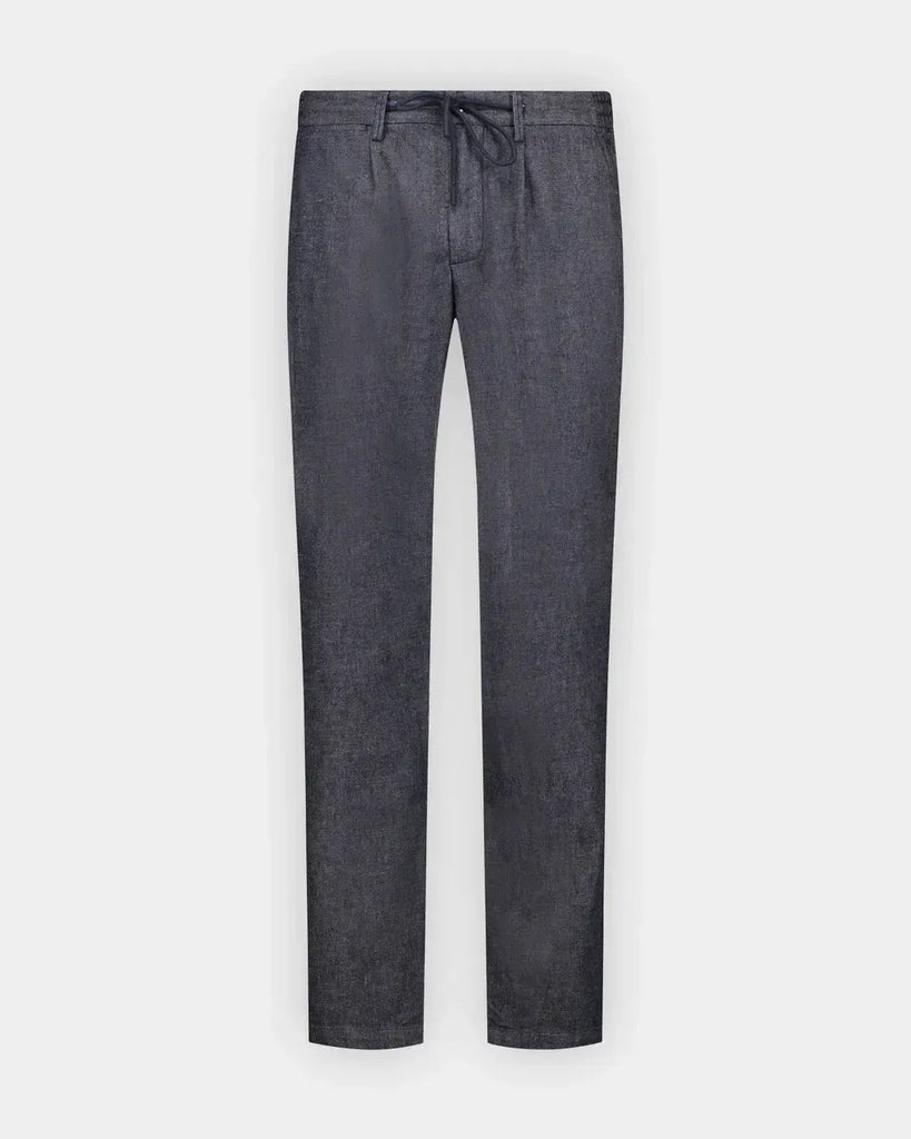 NZA Napier Relaxed Twill Chino Stretch Pants In Classic Navy-The Trendy Walrus
