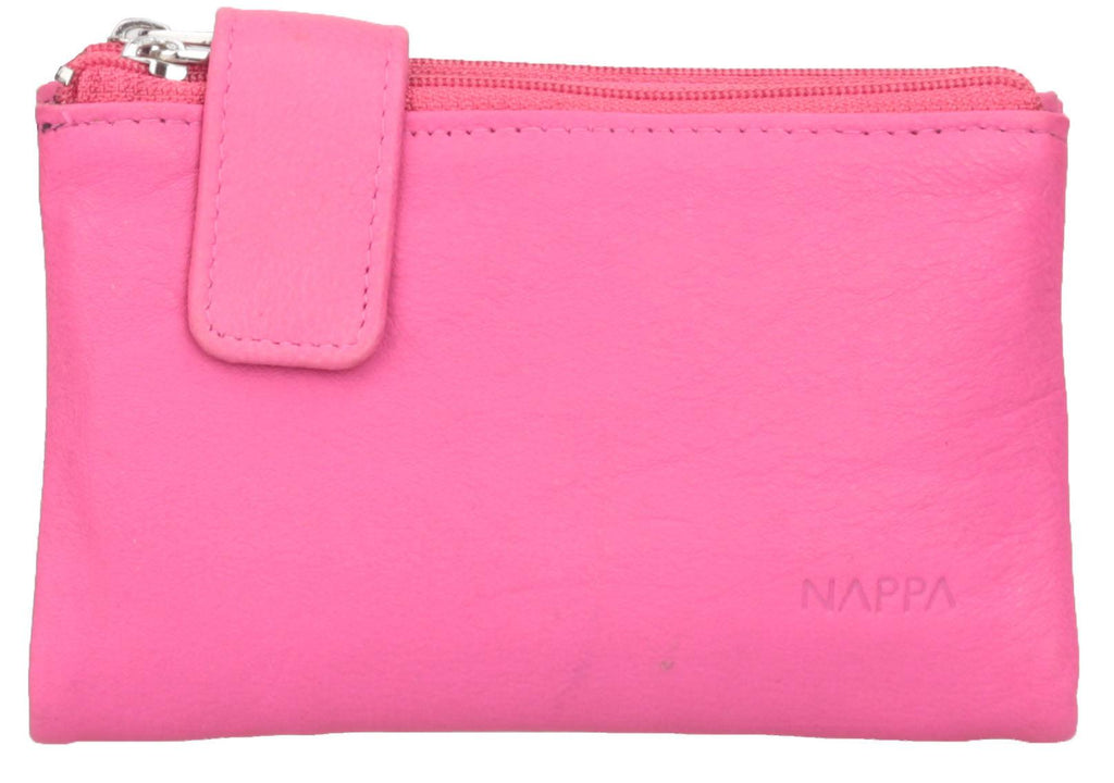 Nappa Mini Charlotte RFID Leather Wallet In New Pink-The Trendy Walrus