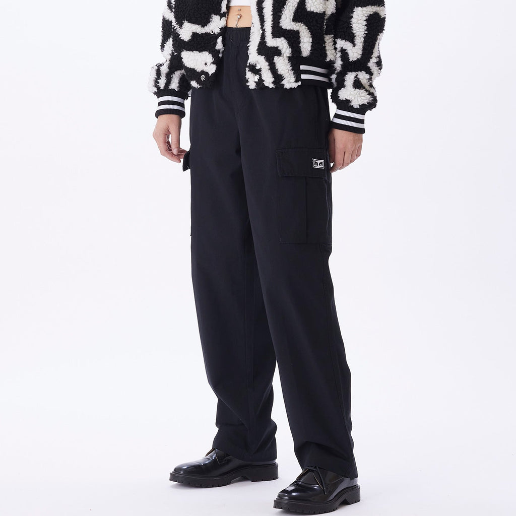Obey Easy Ripstop Cargo Pant In Black-The Trendy Walrus
