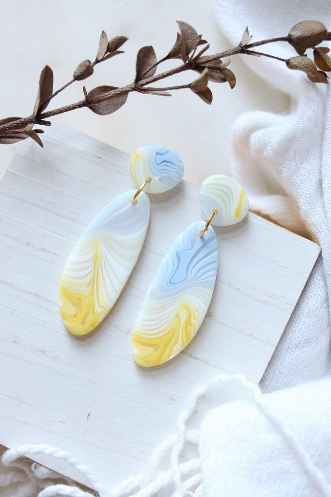 Petal & Posy Daybreak Polymer Clay Earrings-The Trendy Walrus