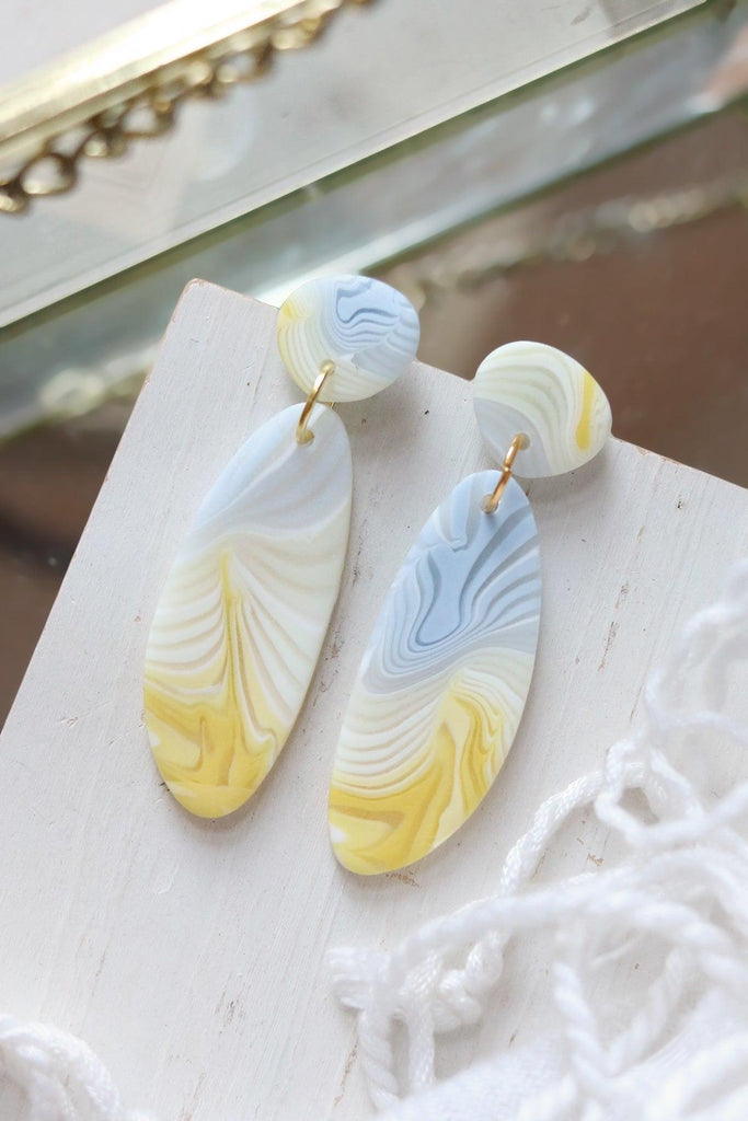 Petal & Posy Daybreak Polymer Clay Earrings-The Trendy Walrus