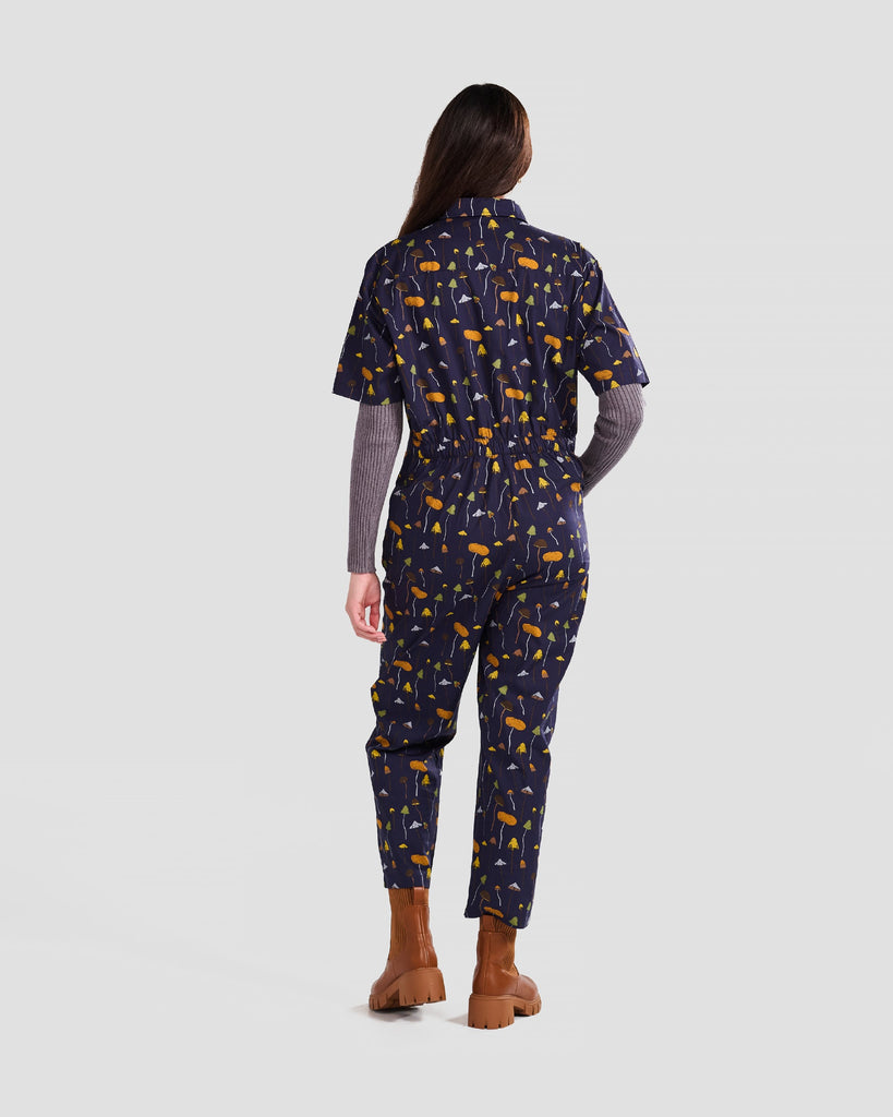 Poplin & Co Earthy Mushroom Jumpsuit-The Trendy Walrus