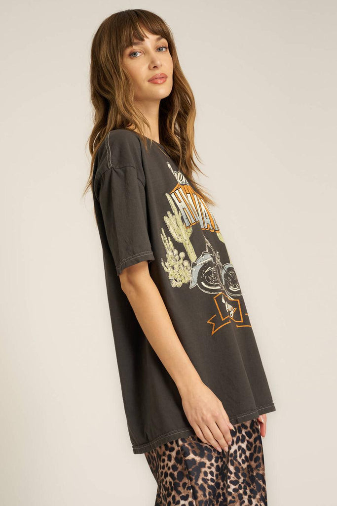 Project Social T Crusin Relaxed Tee In Vintage Black-The Trendy Walrus