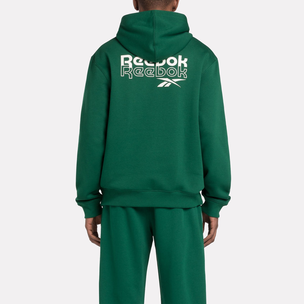 Reebok Brand Proud Hoodie In Dark Green-The Trendy Walrus
