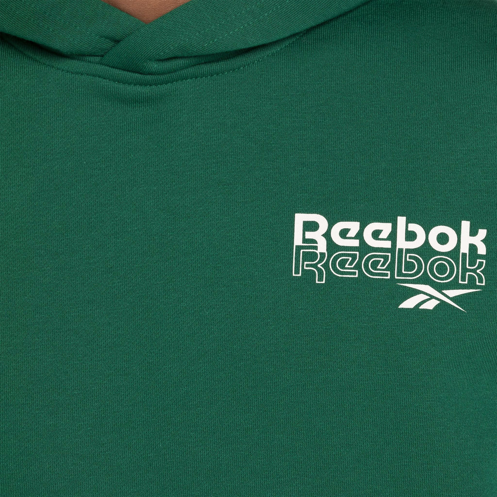 Reebok Brand Proud Hoodie In Dark Green-The Trendy Walrus