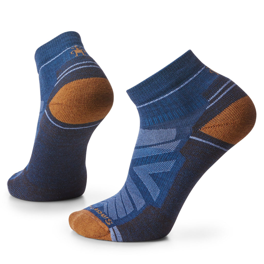 Smartwool Hike Light Cushion Hike Ankle Socks In Alpine Blue-The Trendy Walrus