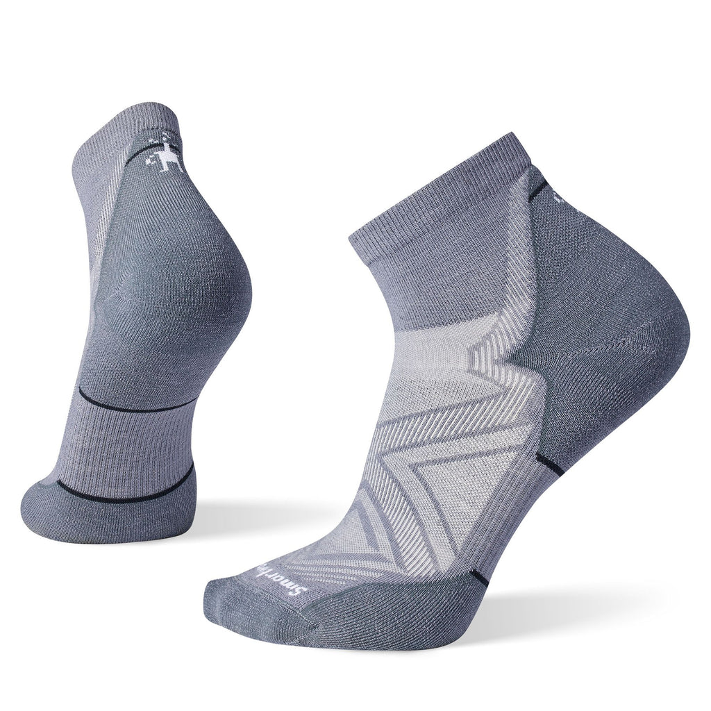 Smartwool Run Targeted Cushion Ankle Socks In Graphite-The Trendy Walrus