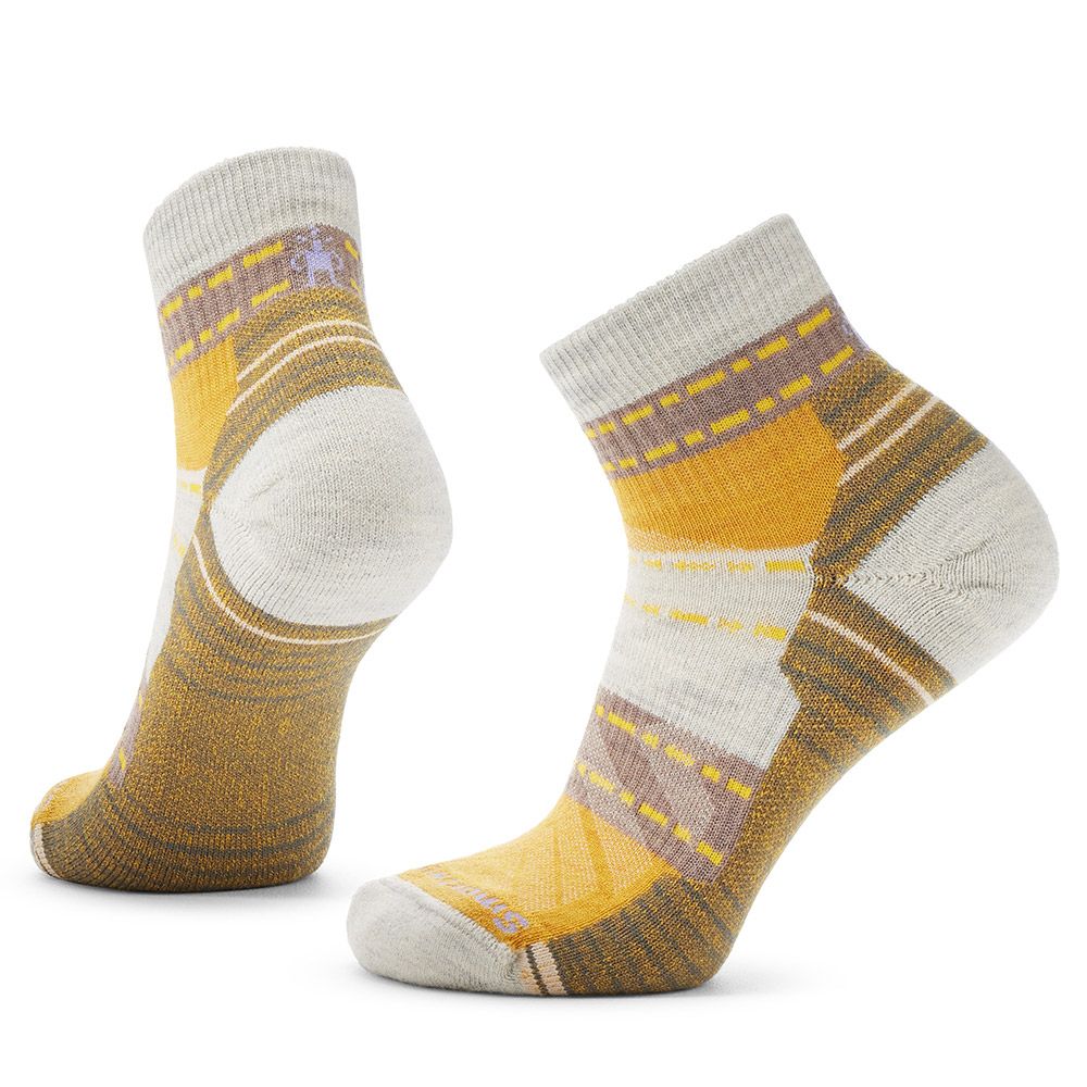 Smartwool Womens Hike Light Cushion Socks In Honey Gold Margarita-The Trendy Walrus