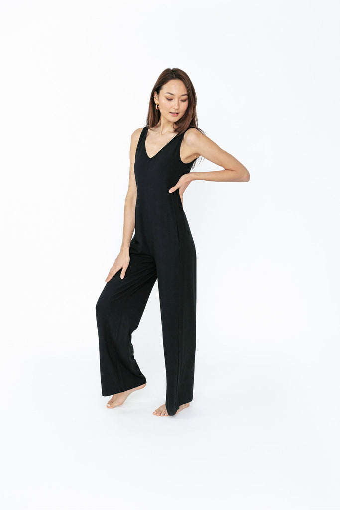 Smash + Tess The Tuesday Romper In Black-The Trendy Walrus