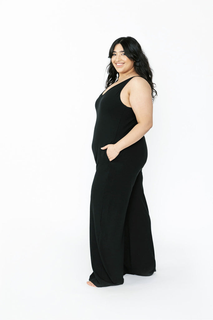 Smash + Tess The Tuesday Romper In Black-The Trendy Walrus