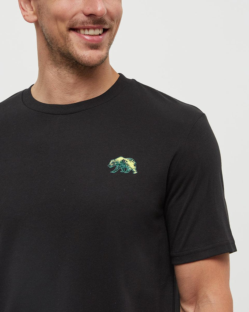 Tentree Boreal Wildlife T-shirt In Meteorite Black / Boreal Bear-The Trendy Walrus