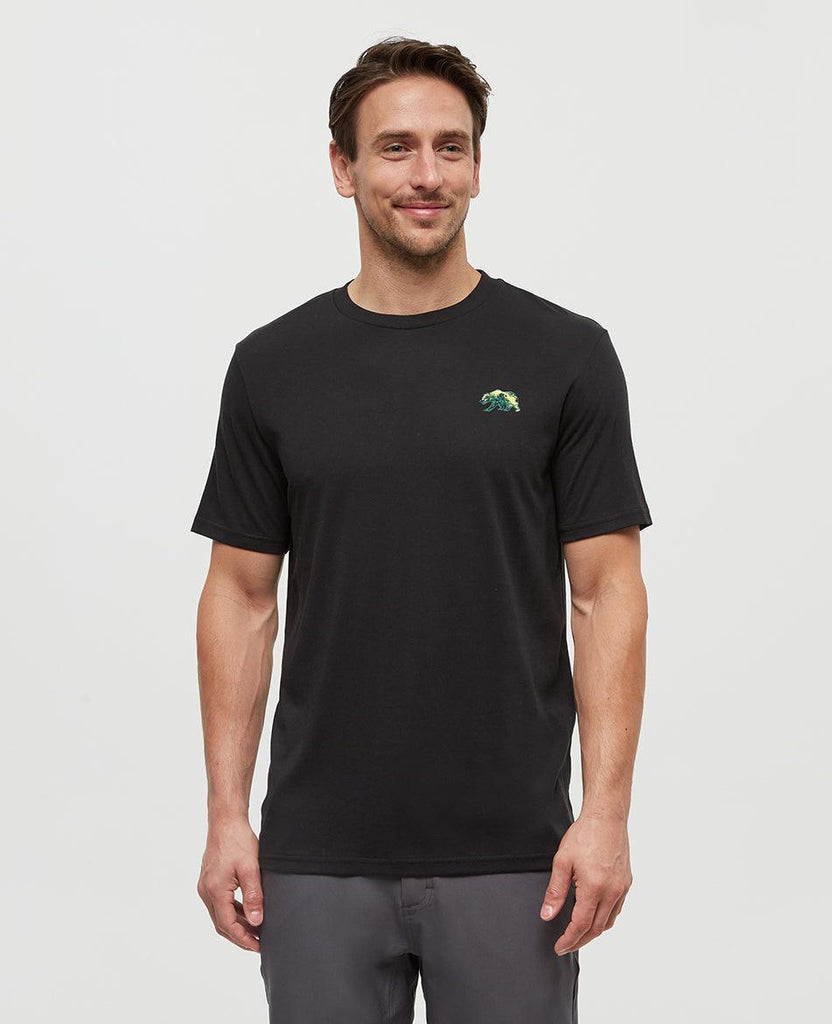 Tentree Boreal Wildlife T-shirt In Meteorite Black / Boreal Bear-The Trendy Walrus