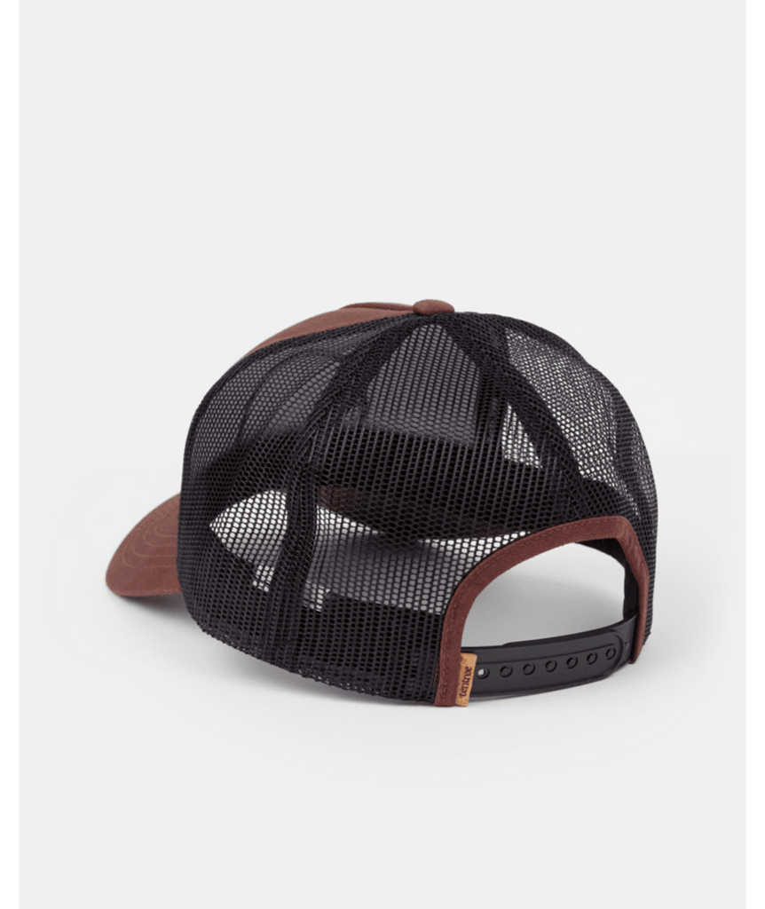 Tentree Crest Altitude Hat In Deep Mahogany/Vintage White-The Trendy Walrus