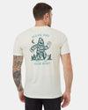 Tentree Have You Seen Him T-Shirt In Vintage White Heather/ Silver Pine-The Trendy Walrus