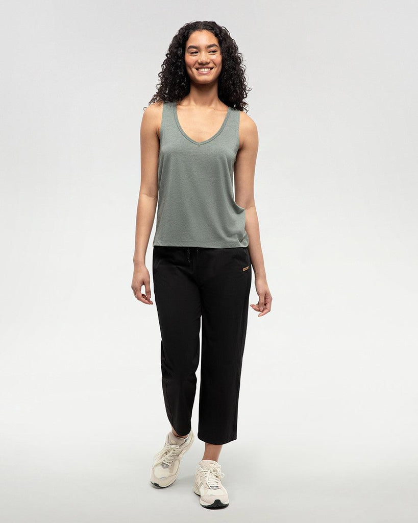Tentree Kinney Tank In Agave Green Heather-The Trendy Walrus