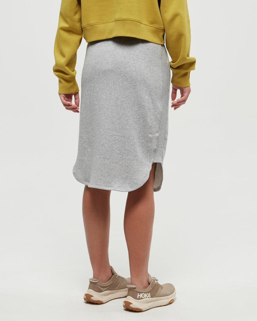 Tentree Montrose Skirt In Harbour Grey Heather-The Trendy Walrus