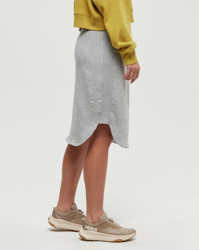Tentree Montrose Skirt In Harbour Grey Heather-The Trendy Walrus